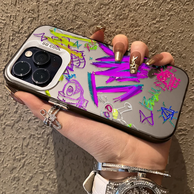 Graffiti Arcane Jinxs Anti-Fall Matte Phone Case Back Cover