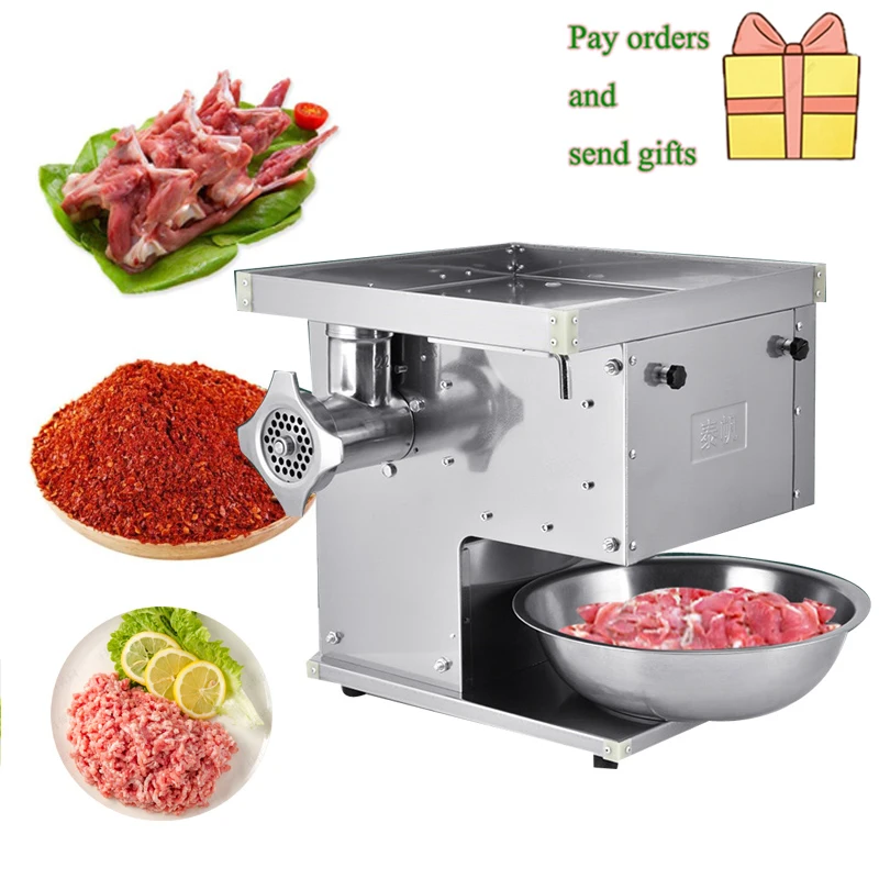 

Commercial Electric Meat Cutter Stainless Steel Meat Grinder 110V 220V