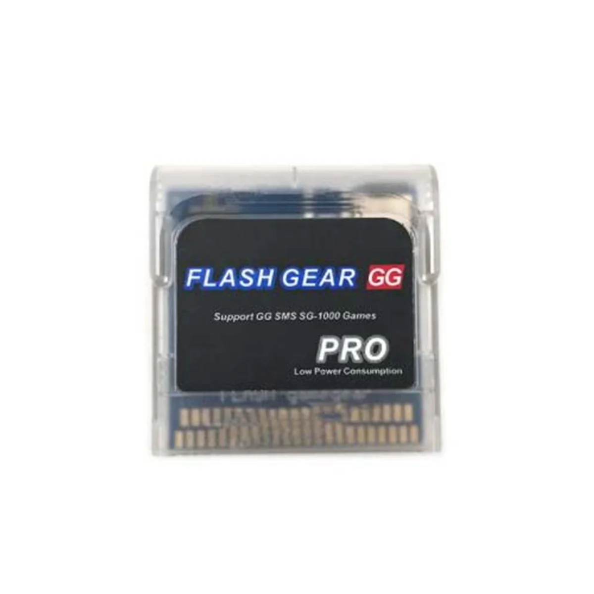 Flash Gear Pro Power Saving Flash Cart Game Cartridge Card Pcb Per Sega Game Gear Gg System Shell, Trasparente