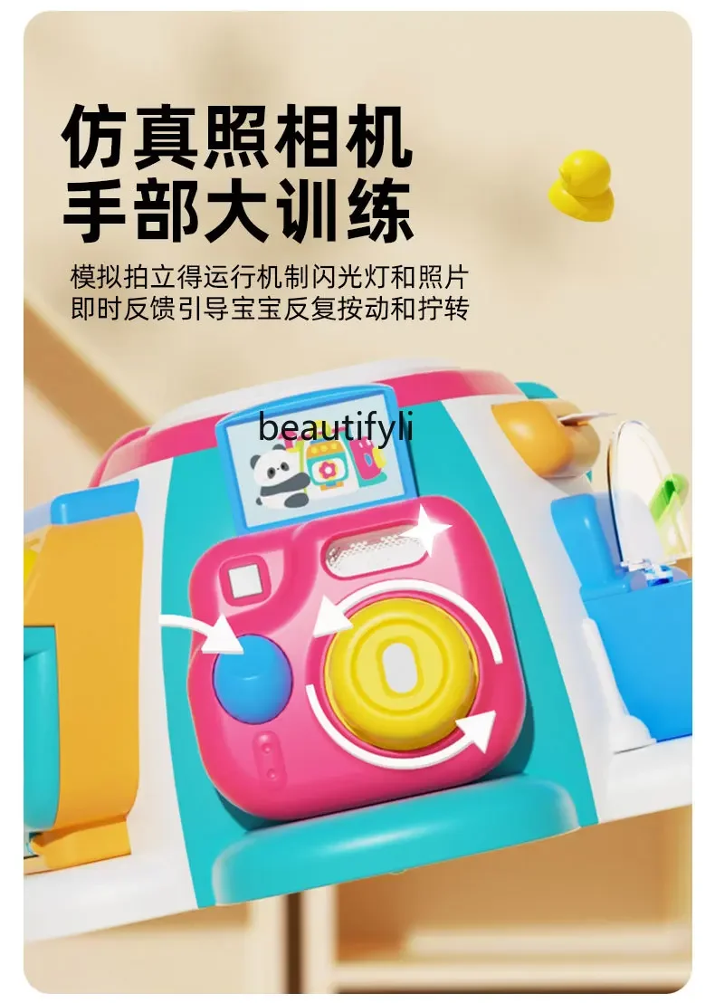Hexahedral baby toys 1 to 2 years old educational early education hand drum children baby