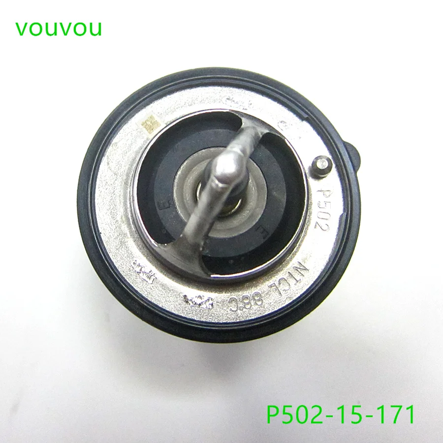 Car accessories P502-15-171 engine cooling thermostat for Mazda 2 14-19 CX-5 17-21 KF CX-8 cx9 CX-3 CX-4 MX-5 2015-