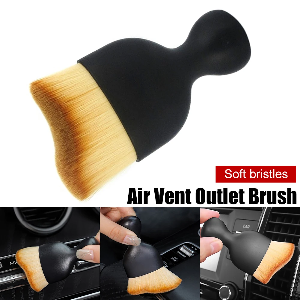 

Car Interior Cleaning Tool Air Conditioner Air Outlet Cleaning Brush Car Brush Car Crevice Dust Removal Artifact Brush for Auto