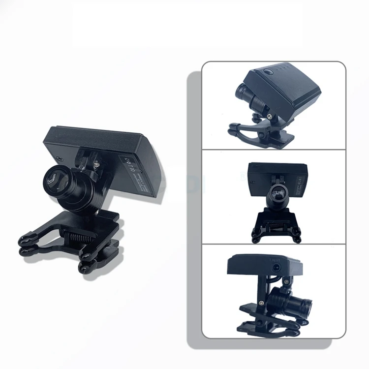 Wireless 5W Loupes LED Headlight Professional Binocluar Magnifier Lupa Headlamp with Clip Brightness Adjustable
