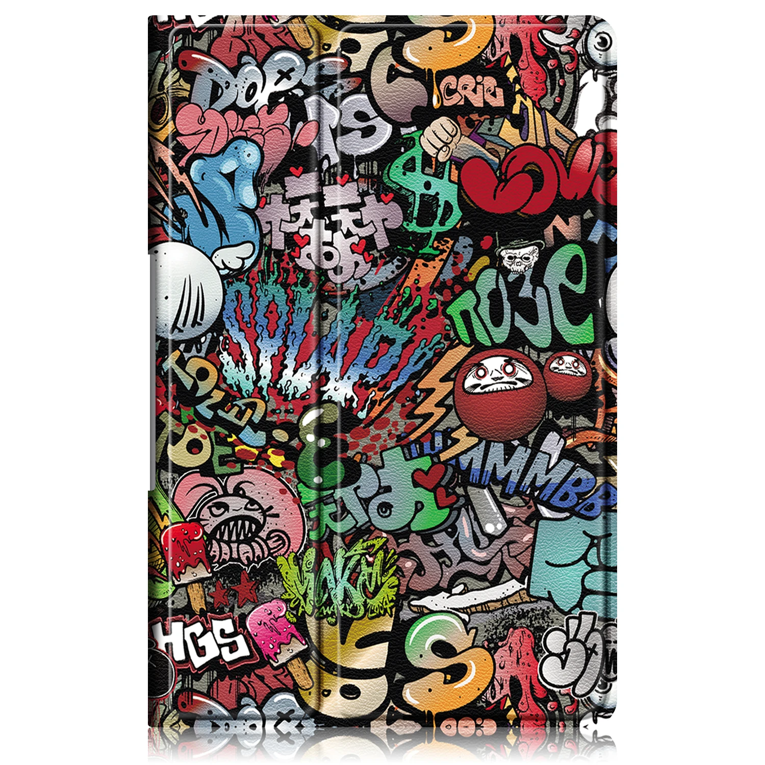 Premium PU Leather Stand Case for 11.5-inch Tablet - Durable Hard Plastic Back Cover