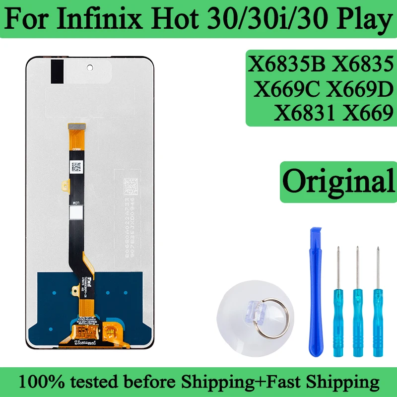 X6831-X669D-X6835B-Premium-Lcd-For-Infinix-Hot-30-Display-Hot-30i-Touch ...