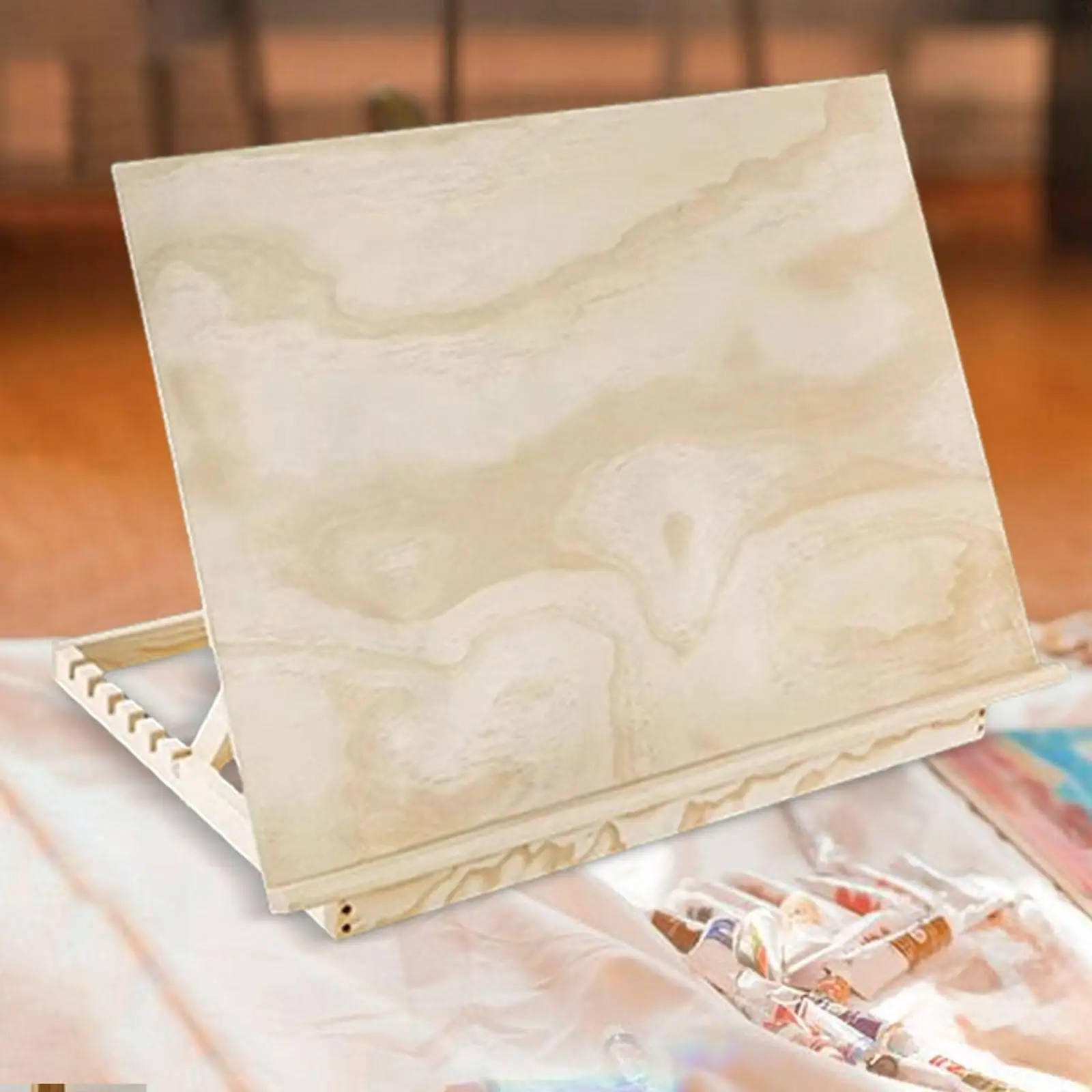 Tabletop Easel Stand Drawing Board Multifunctional Drawing Board Space Saving Wooden Easels Desk Easel for Canvases Beginners