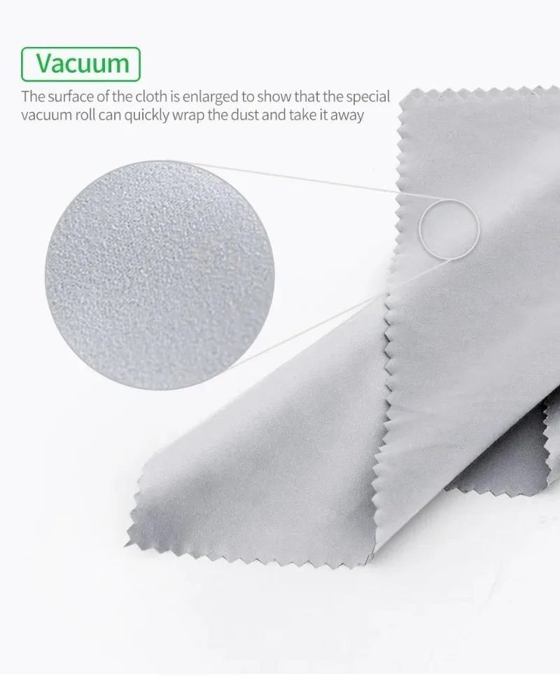 Microfiber Dustproof Protective Film Keyboard Dustproof Blanket Cover Laptop Screen Cleaning Cloth For MacBook Pro 13/15/16 Inch 2