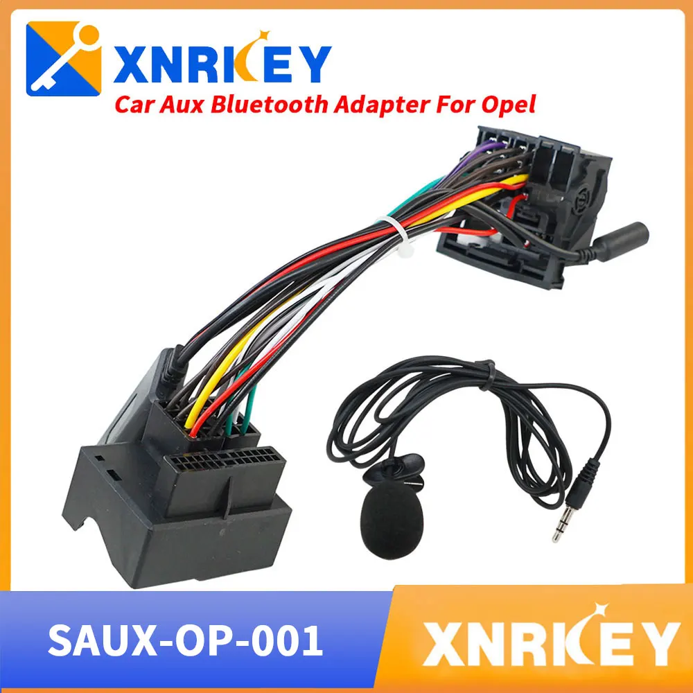 XNRKEYMicrophoneHandsfreeBluetooth50AUXAdapterForOPELCD30Mp3CDC40CD70DVD90