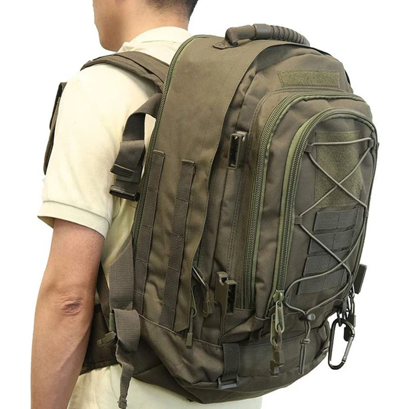

Men Military Tactical Backpack Molle Army Hiking Climbing Bag Outdoor Waterproof Sports Travel Bags Camping Hunting Rucksack