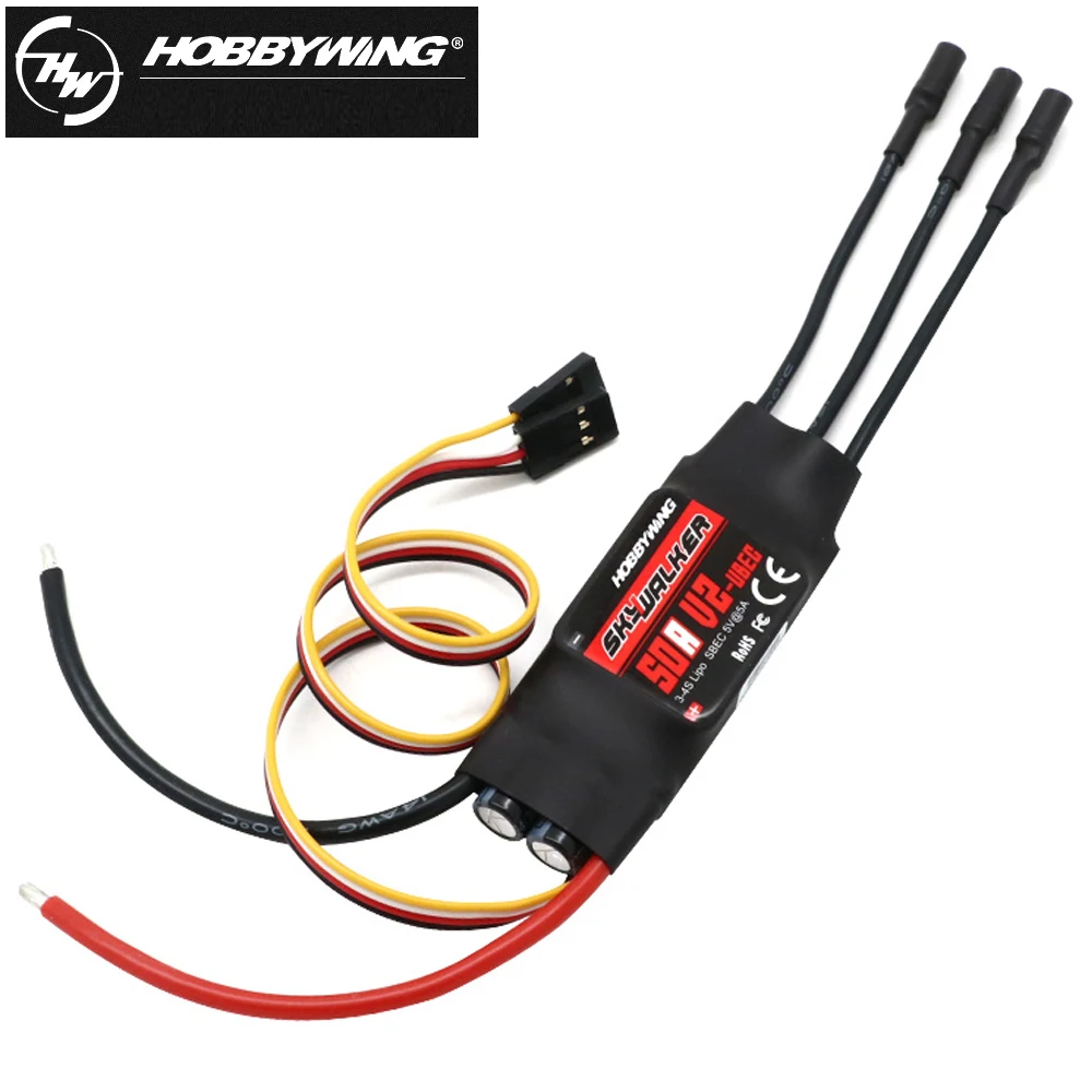 High-Performance Speed Controller ESC With UBEC for RC Drones and Aircraft