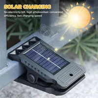 Lampes solaires à clipser pour l'extérieur, LED étanches, avec capteur de mouvement, 3 Modes, 3 voies de montage, éclairage de sécurité solaire pour clôture 2