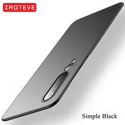 Zroteve Slim Matte Hard Phone Case - Elegant Protective Cover for Xiaomi Mi 9 SE (Simple Black)