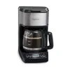 Mini Drip Coffee Maker Stainless Steel Programmable Timer Warmer Black 5-Cup 1
