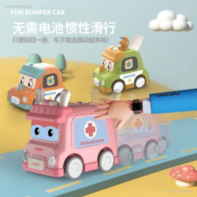 Brinquedos de Carros de Engenharia Mini Inerciais: Estimulando a Imaginação e Desenvolvimento dos Pequenos 5 Mini Inertial Engineering Car Toys: Fun and Educational for Baby Boys