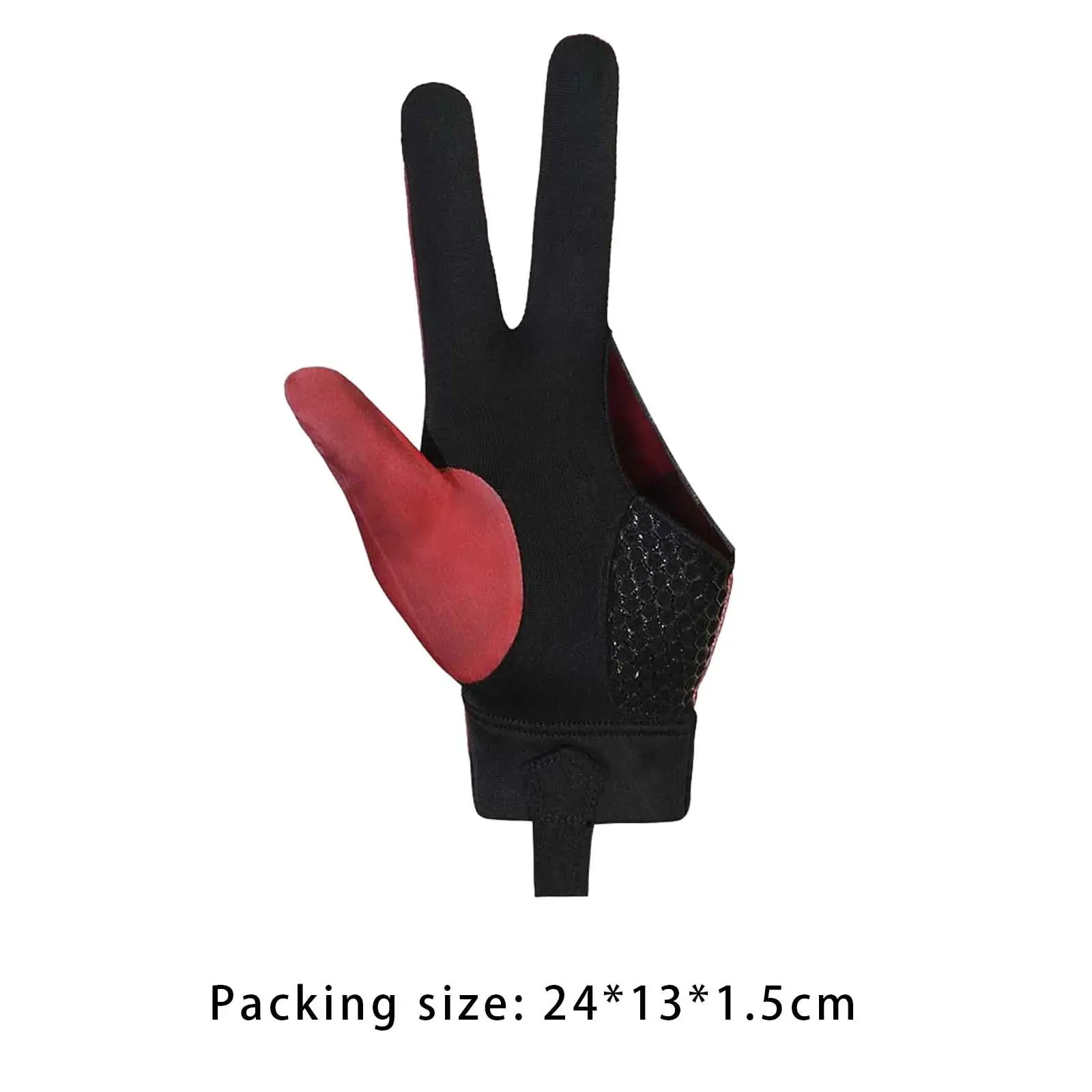 3 Finger Billiards Glove Billiard Accessories Anti Skid Separate Finger Gloves for Women Men Left Hand Snooker Cue Sport Glove