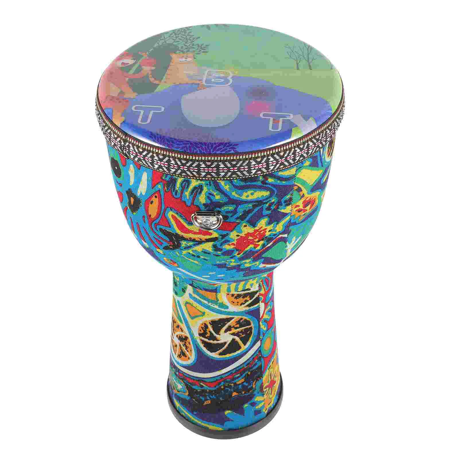 

Африканский Djembe, ручной барабан для начинающих, перкуссионный барабан с рисунком, ручной барабан для выступлений, перкуссионный инструмент для детей