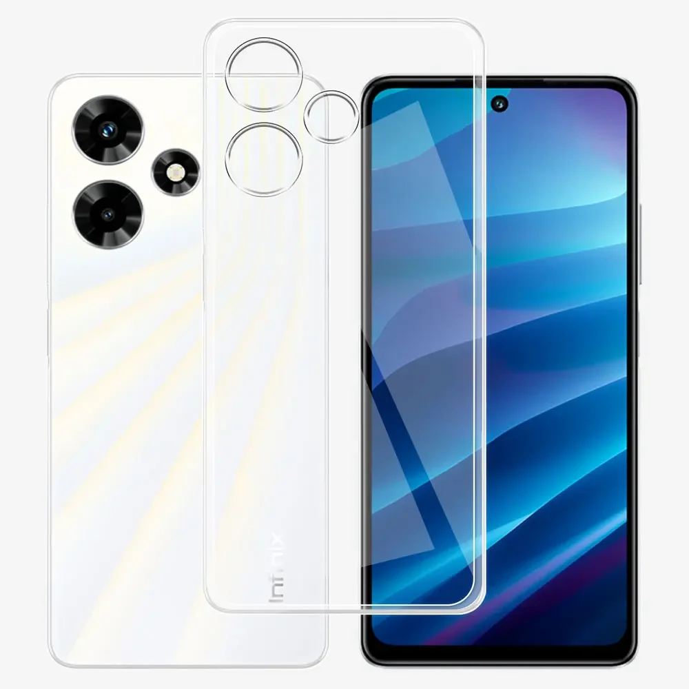 Clear Silicone Soft TPU Phone Case - Transparent Protective Cover