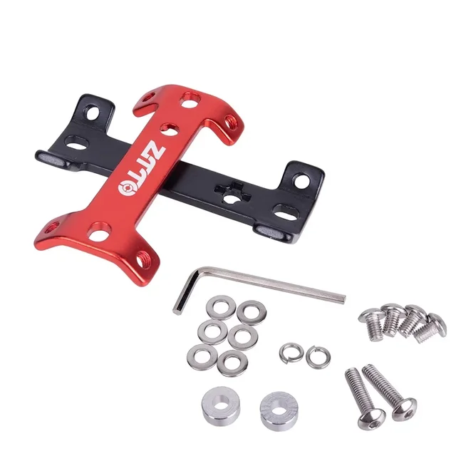 1PC Bike Double Head Bottle Cage Extender Aluminum Alloy Mountain Road Bicycle Frame Water Cup Kettle Holder Expansion 2