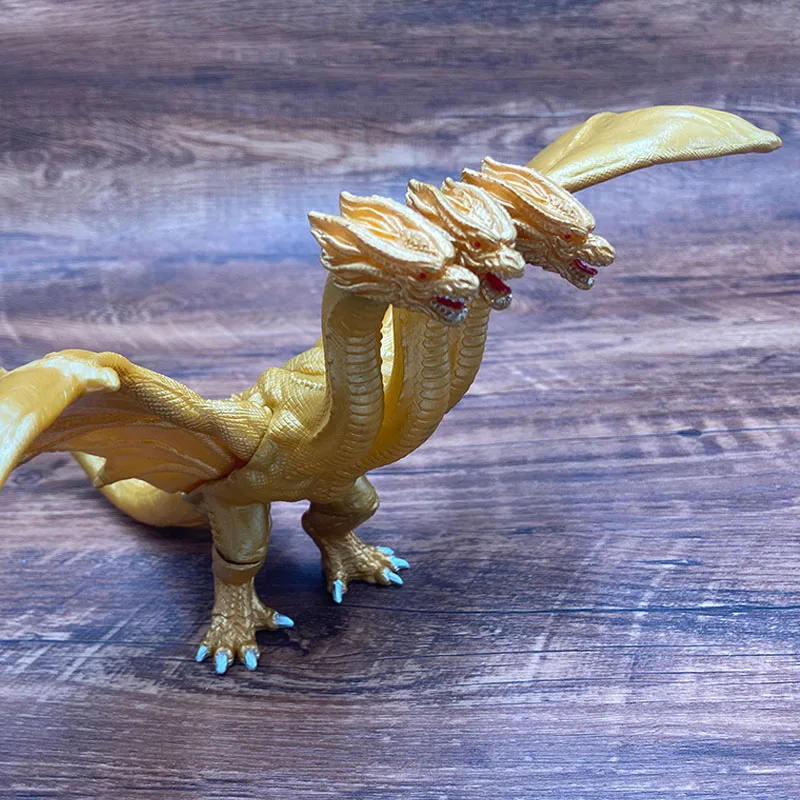 17CM cabezas rey Ghidorah PVC figura de acción Godzilla