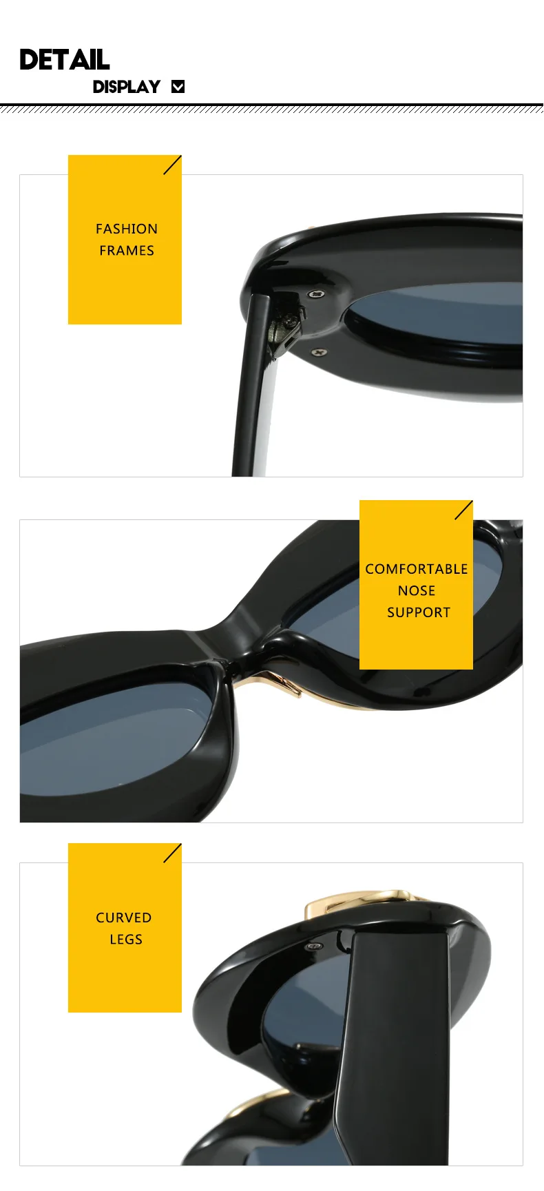 Y2k Punk Cat-Eye Sonnenbrille Damen 2026 Luxus Designer Sonnenbrillen für Damen und Herren Outdoor Sport Winddichte Schutzbrille UV400 – Detail 13