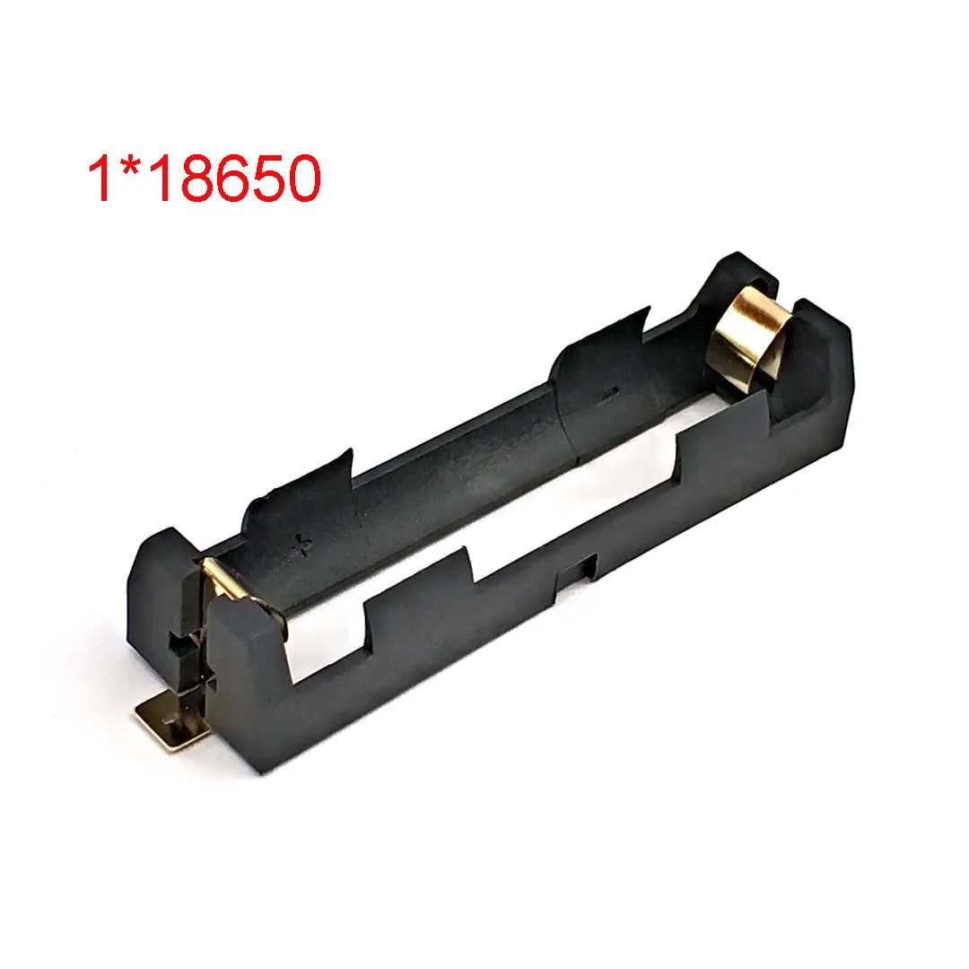 Battery Case Battery Storage Box Battery Holder Battery Box Battery Placeholder 1x 2x 18650 Battery Holder Smd Smt Batteries Case Storage Box with Bronze Pins 1/2 Slot 2*18650 Rechargeable Battery Shell
