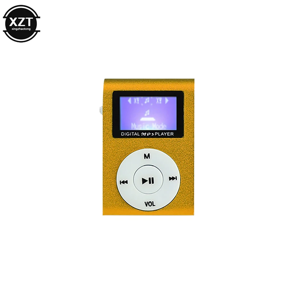 Mini Usb Mp3 Music Player Digitale LCD-scherm Ondersteuning 32GB Tf Card Fm Radio Met Microfoon Zwart Blauw Mp3 Speler Zwart