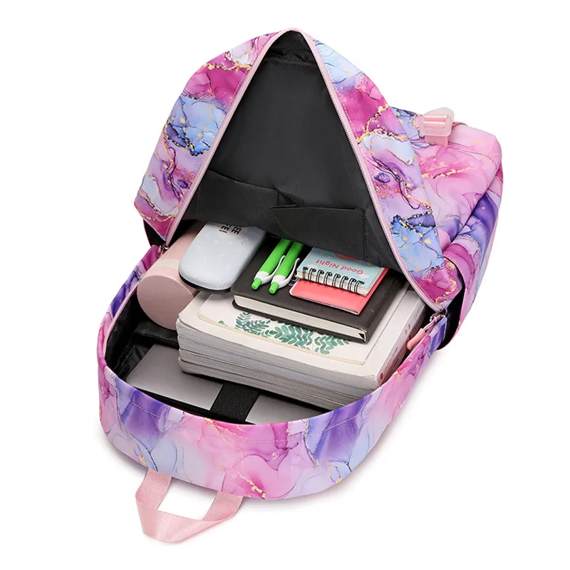 Female Bags High-capacity Waterproof Wear-resistant Backpacks For Women Sweet Fresh  Two Piece Set Insulation Bag  For Students