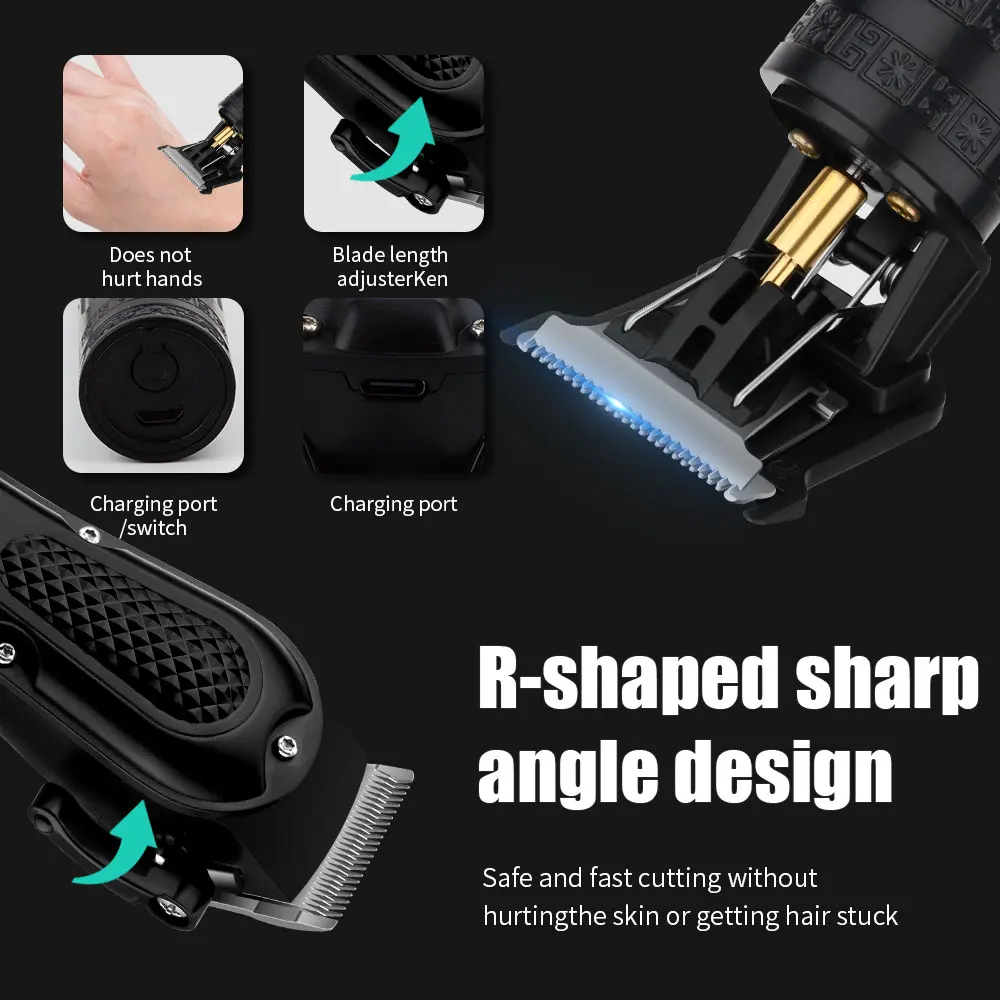 HIENA professional Hair Clipper for Barber shop HYN-212 Electri Hair Trimmers cutting machine men's clippers Shaver appliance