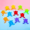 20pcs Solid Color Jumping Frog Plastic Bouncing Frog Jumping Frog Children Educational Toy,Gift for Kids Party Favors, Birthday 4