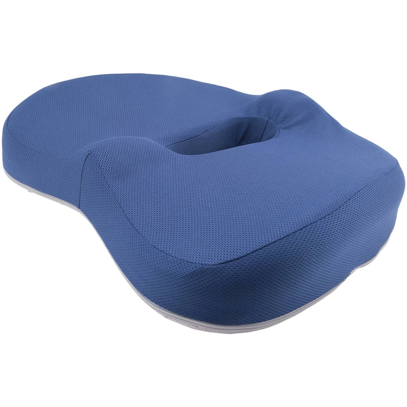 A53Q-Memory Foam Cushion Slow Rebound Office Chair Cushion Support Pillow Sedentary Buttock Pain Relief Massage Cushion 5