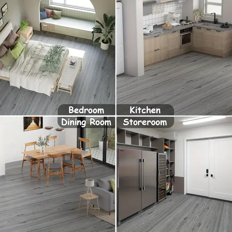 Dán Tường PVC Dính Sàn Vân Gỗ - Ảnh 7