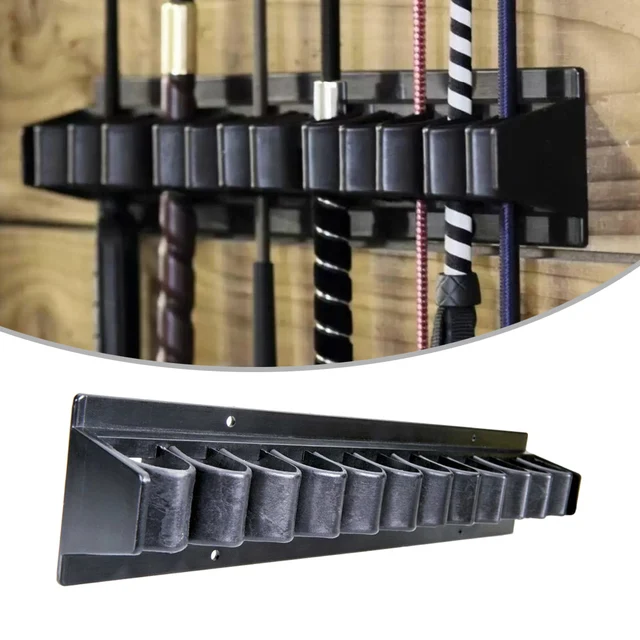 Wall Mounted Stables Horse Riding Whip Rack Holder Equestrian Riding Horse Equipment Accessories Bracket Holds Up To 12 Whips 3