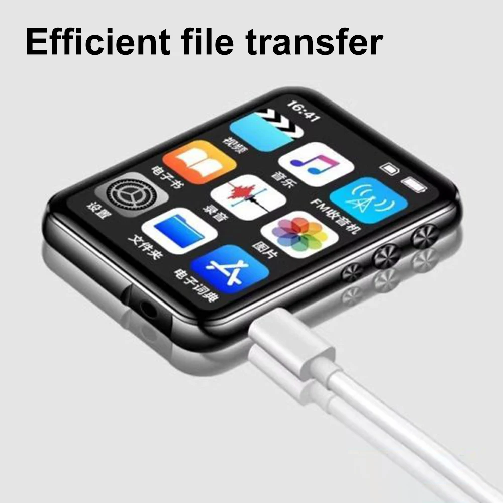 MP3 MP4 Player Lossless Music Player Full Touch Screen Bluetooth-Compatible HiFi MP4 Walkman Support FM Radio Recording E-Book mp4 player music player mini media player