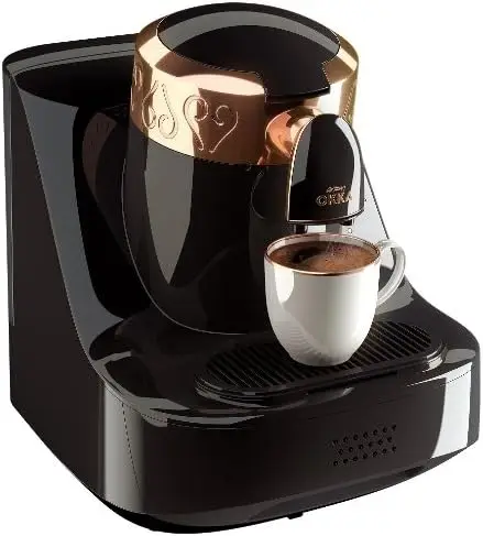 Automatic Turkish/Greek Coffee Machine, USA 120V UL, Black/Copper (Gold) 3