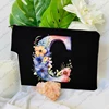 1 Pc Initial Letter Bag Letter Makeup Bag for Women Initial Cosmetic Bag A-Z Personalized Makeup Bag Travel Bag,Initial Cosmetic 5