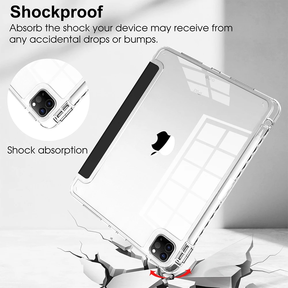 New For iPad 11 inch Case 2025 iPad Air 10.9 Pro 11 13 case iPad 11th 10th iPad 10.2 9th 8th 7th Gen Pro 12.9 6th 5th 4th Cover 5