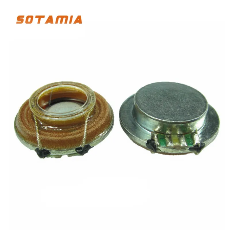 Sotamia 2Pcs 35 Millimetri Altoparlante Di Vibrazione Di Risonanza Del Suono Driver 4 8 Ohm 8W Gamma Completa Mini Unità Di Altoparlante Fai Da Te Hom