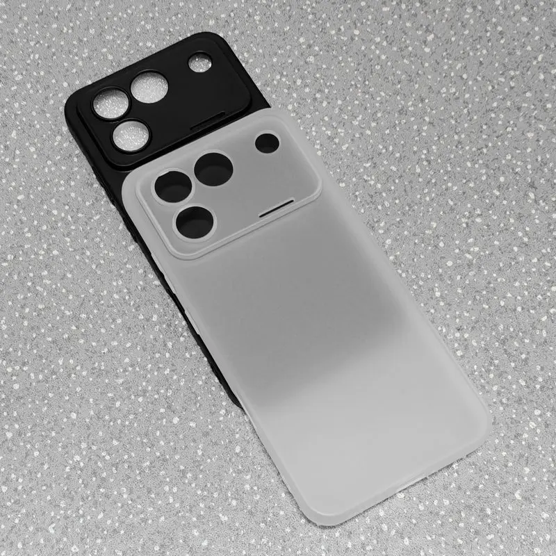 Soft TPU Matte Transparent Phone Case - Silicone Protective Shell