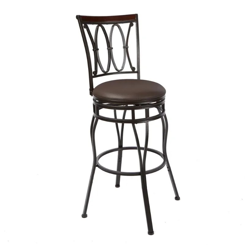 

Better Homes & Gardens Adjustable 24" or 29" Swivel Barstool, Oil Rubbed Bronze