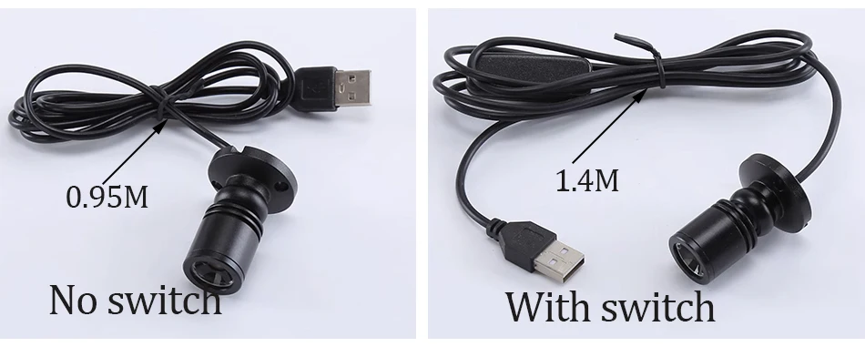 Description Picture 2 of itemLed USB Spotlight 3W DC5V Jewelry Cabinet Showcase Counter Lamp Surface Mounted Ceiling Mini Spot Light USB 5V Interface