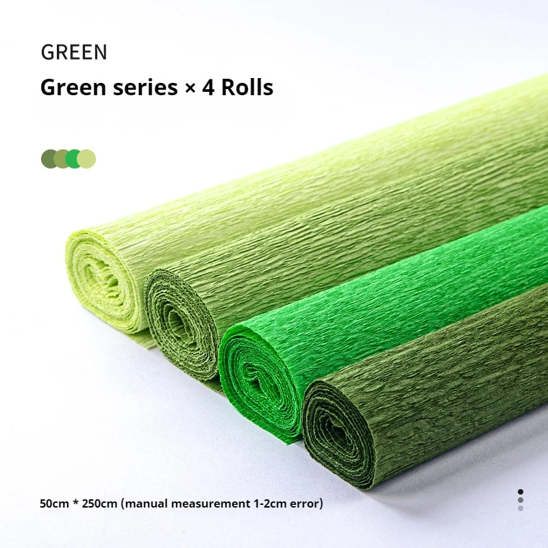 50x250cm Crepe Paper Colored Roll Origami Crinkled Crepe Paper Craft DIY Flowers Decoration Gift Wrapping Thickened Paper Craft - 6