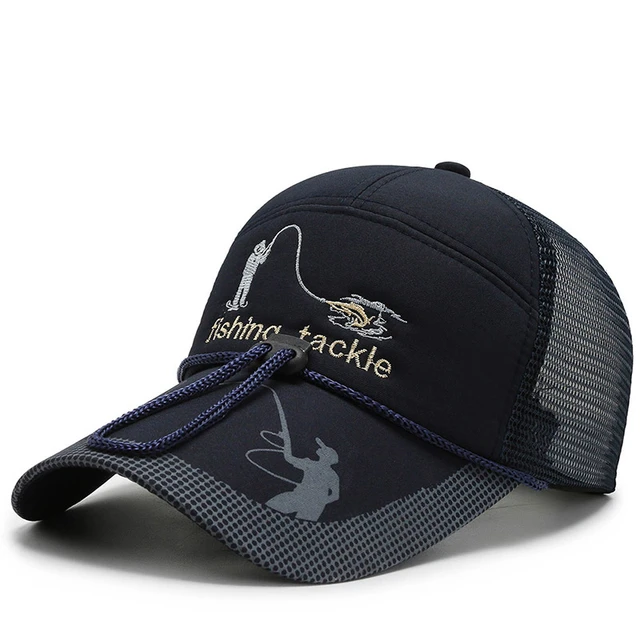 Fishing Hat Cap Outdoor Sports Hats Hiking Visor UV Protection Men Women  Adjustable Breathable Golf Caps - AliExpress