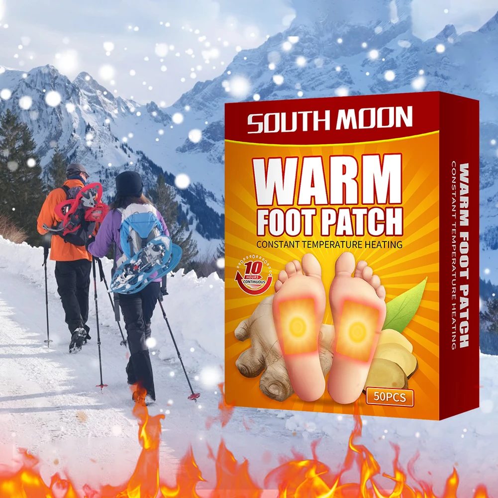 50-500Pcs Warm Foot Patch Air Activated Odorless Hot Insole Warmers Multifunctional Foot Warmer for Outdoor Fishing Hunting 2