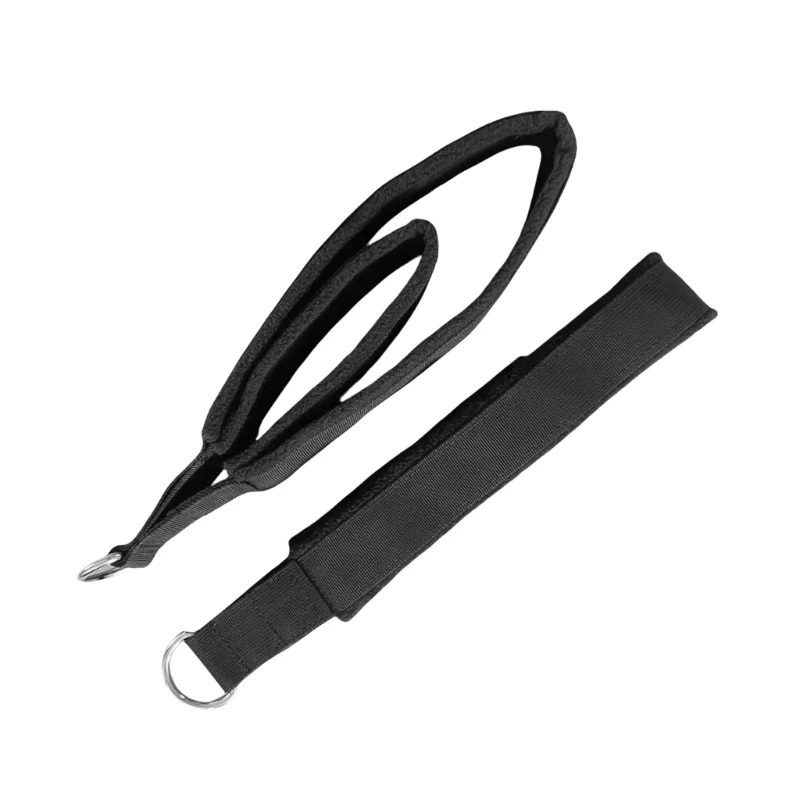 1 Pair Double Rings Yoga Pilates Strap Pilates Yoga Double Rings Belt Strap Fitness Equipment for Gym