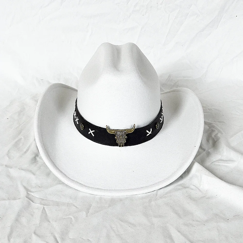 Vintage Western Cowboy Hat for Men Women with Shapeable Wide