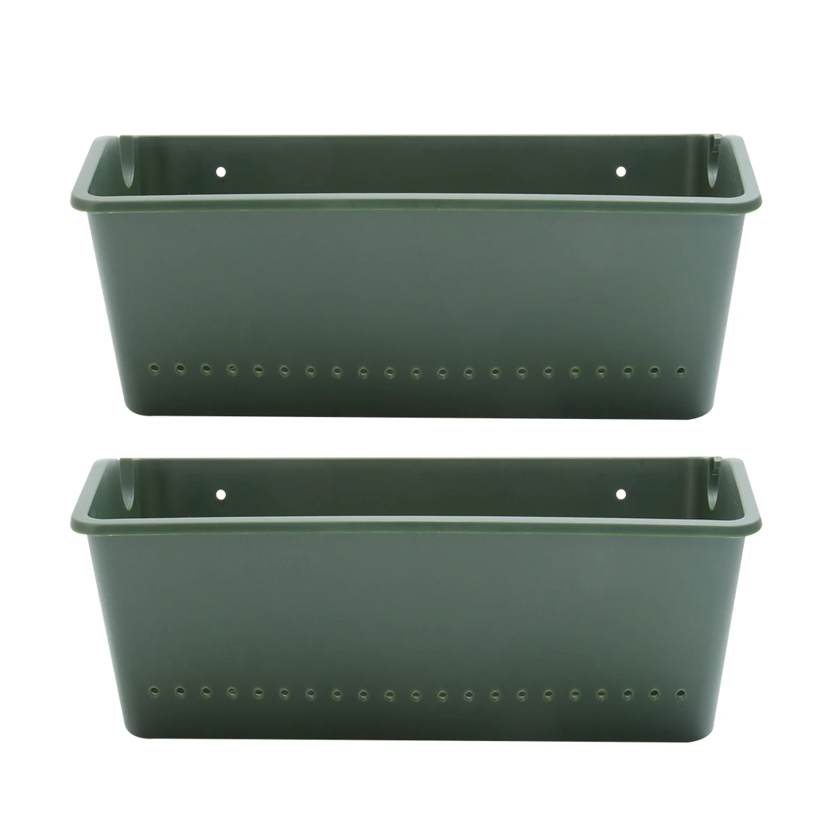 

Planter Wall Hanging Pot Flower Box Vertical Mounted Planters Outdoor Window Balcony Railing Pots Garden Boxes For plants
