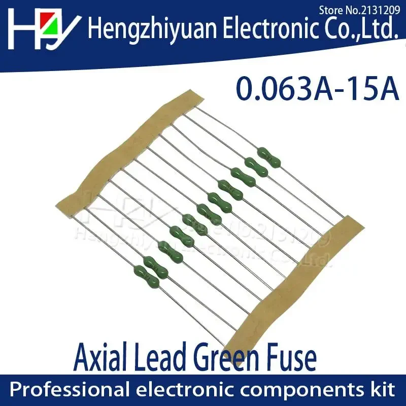 Axial Lead Green Fuse 125/250V 0251 1/8A-15A Fast Blow PICO Resistance Fuse fast acting fuse
