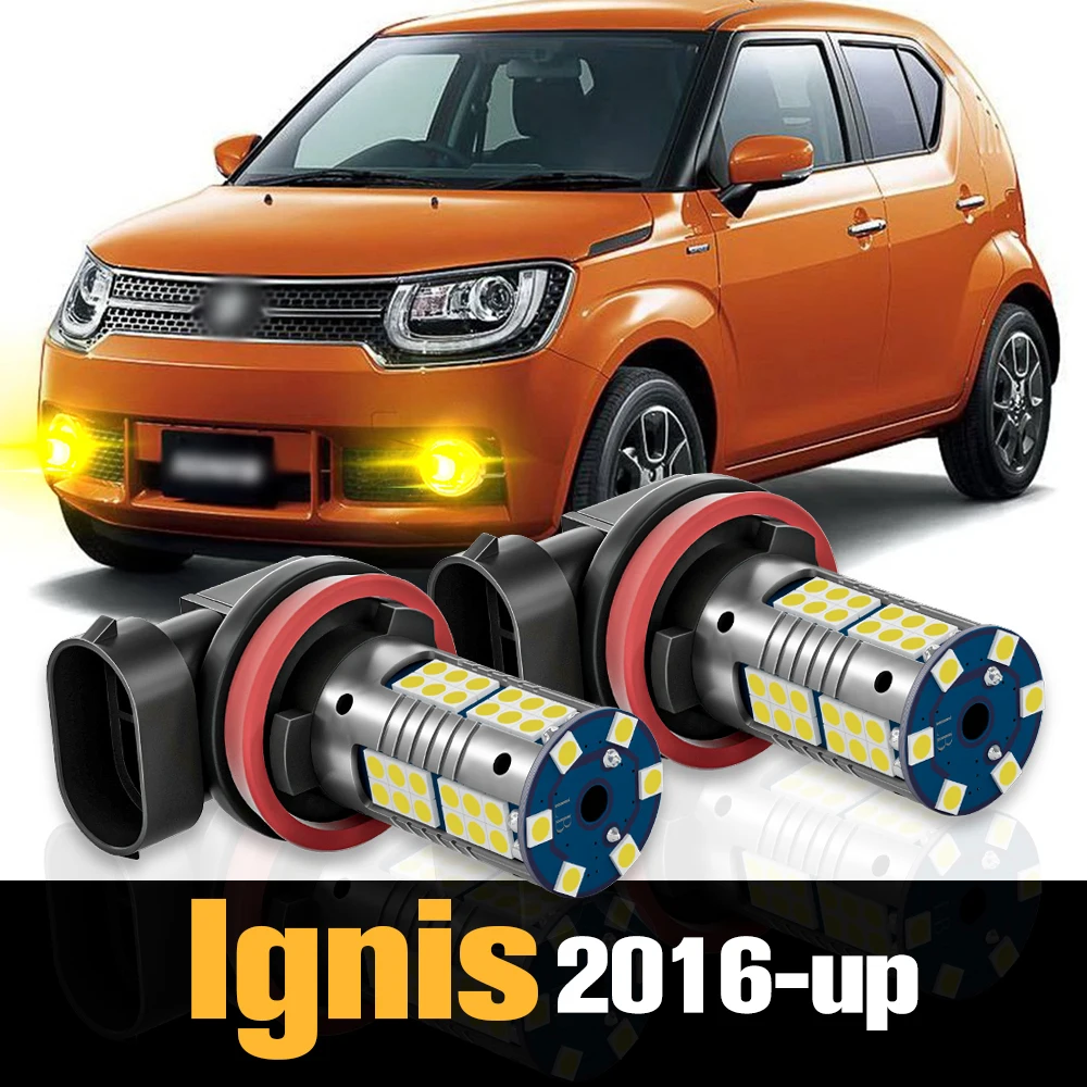 

2pcs Canbus LED Fog Light Lamp Accessories For Suzuki Ignis 2016 2017 2018 2019 2020 2021