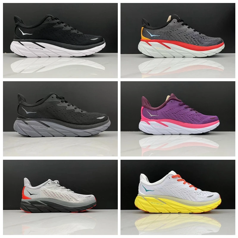 

Clifton 8 Men Women Running Shoes Marathon Breathable Runners Shoe Cushioning Outdoor Jogging Gym Walking Sports Casual Sneakers