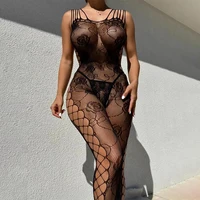 Teddy Crotch less Dessous Frauen Blumen Mesh Hohl Bodys erotische Babydoll Kleid sexy volle Body stockings Porno Teddys Bodysuit 4